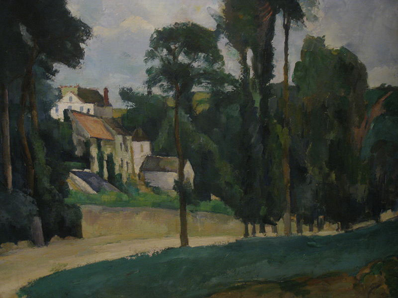 Road at Pontoise By Paul Cezanne